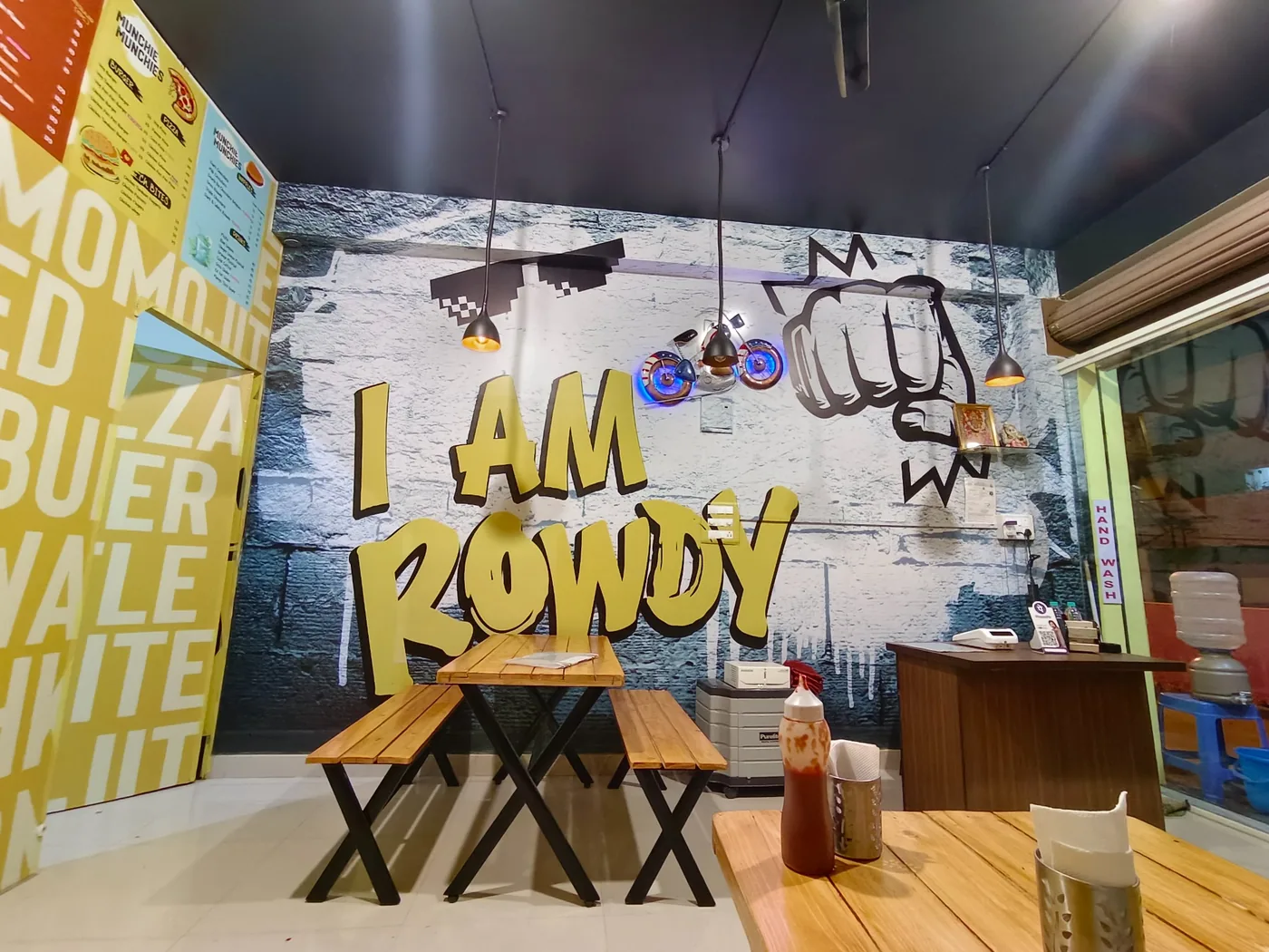 Rowdy Cafe mural